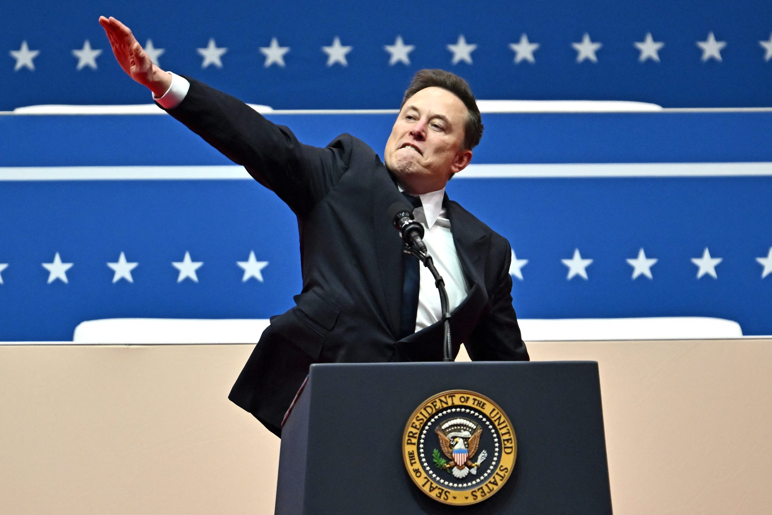 Priest Mimics Elon Musk’s Salute at Anti-Abortion Rally