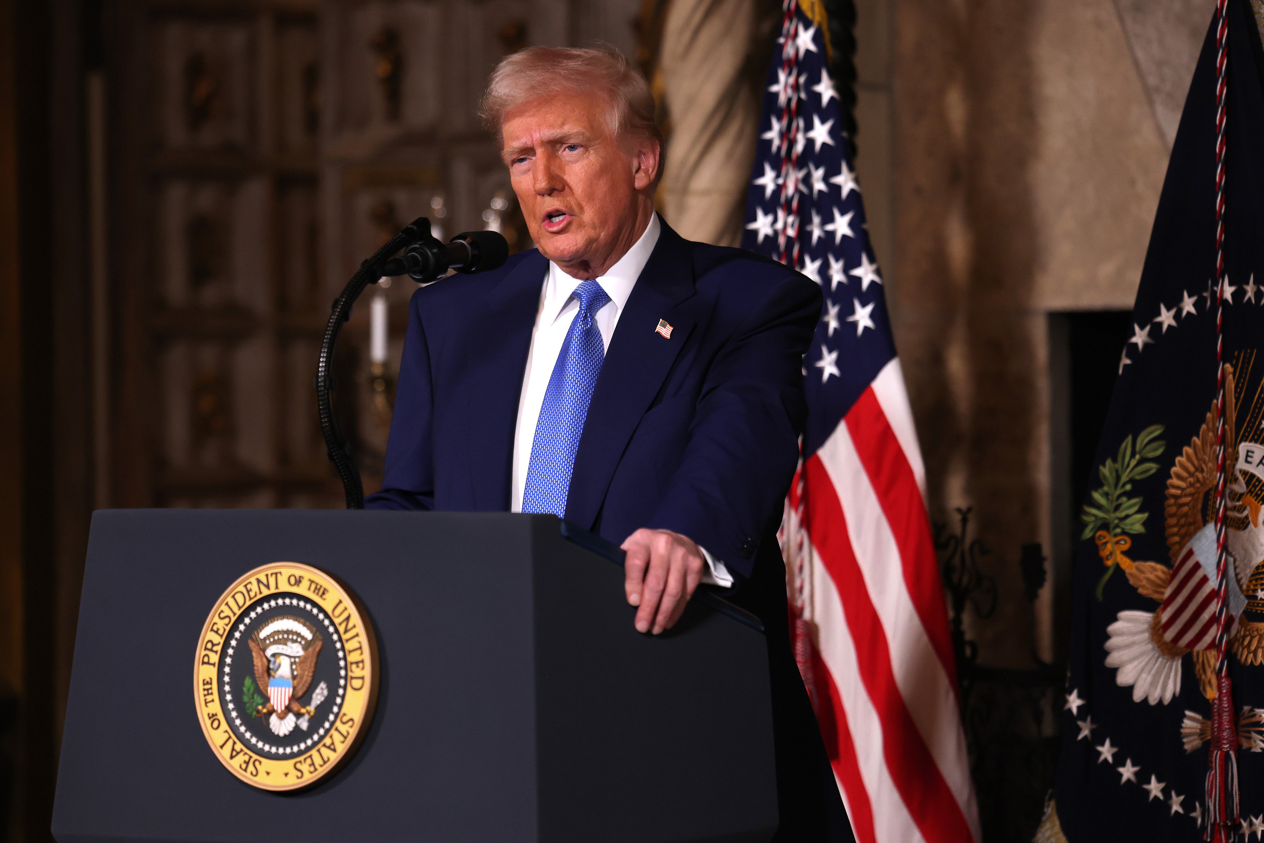 Trump Jokes of Third Term as Crowd Erupts Into ‘4 More Years’ Chant