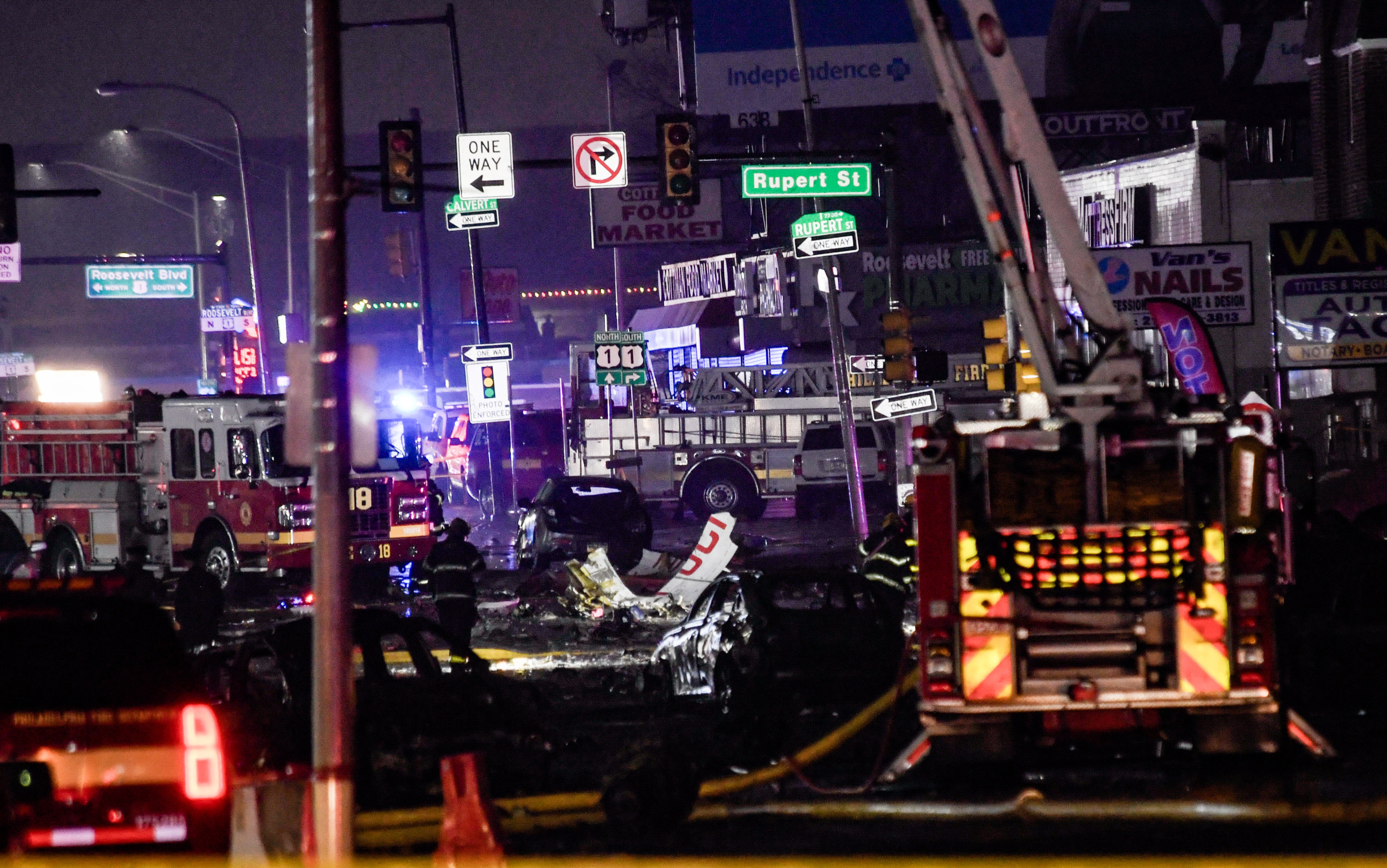 Dashcam Shows Philadelphia Plane Crash From Stunning Angle