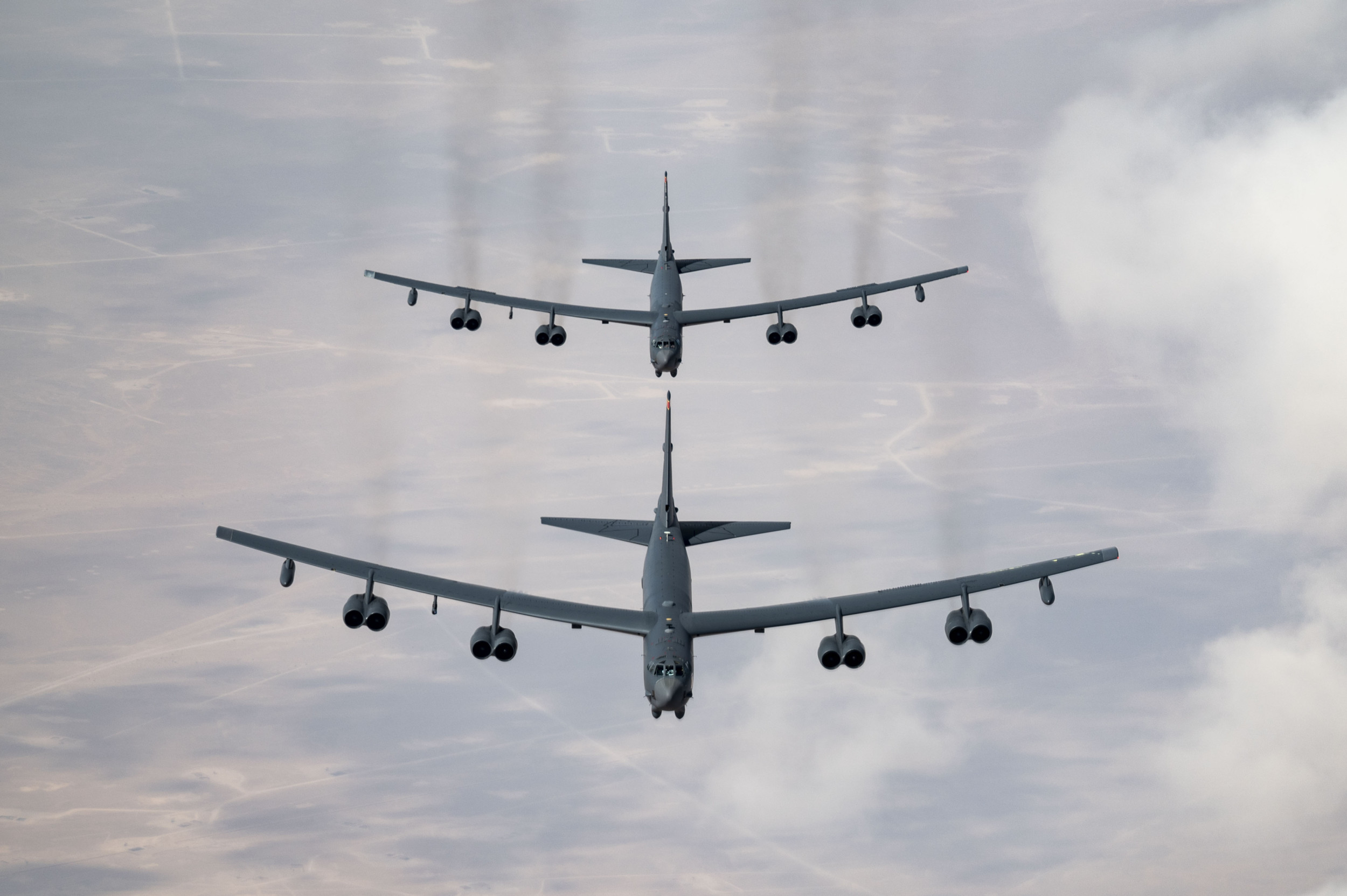 U.S. Bombers Step Up Flyovers Near Iran