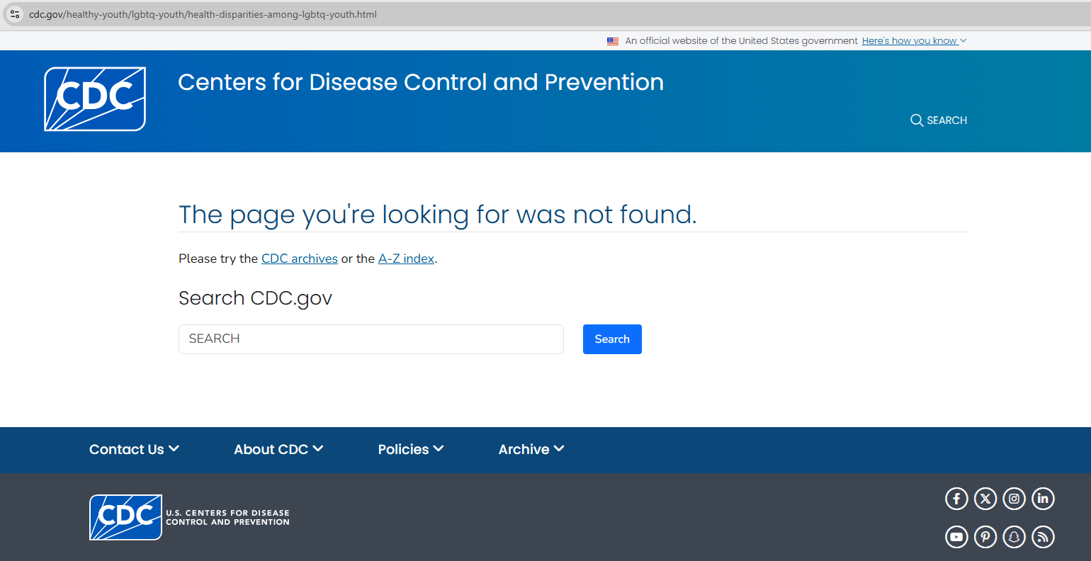 CDC Removes Information on Sexual Orientation Per a Trump Order. Here’s How Advocates Feel