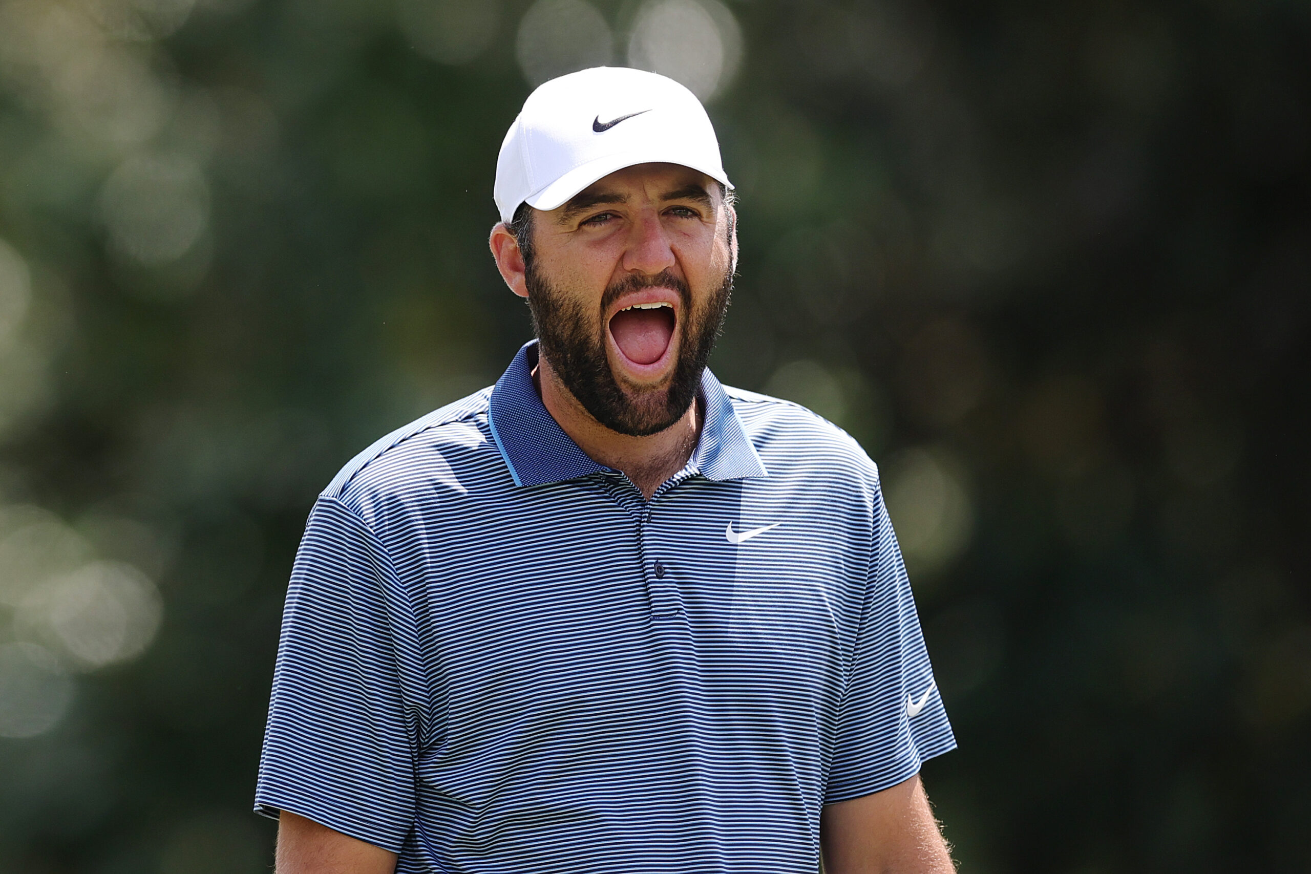Scottie Scheffler Buried in the Woods at The Masters, Still Makes Good