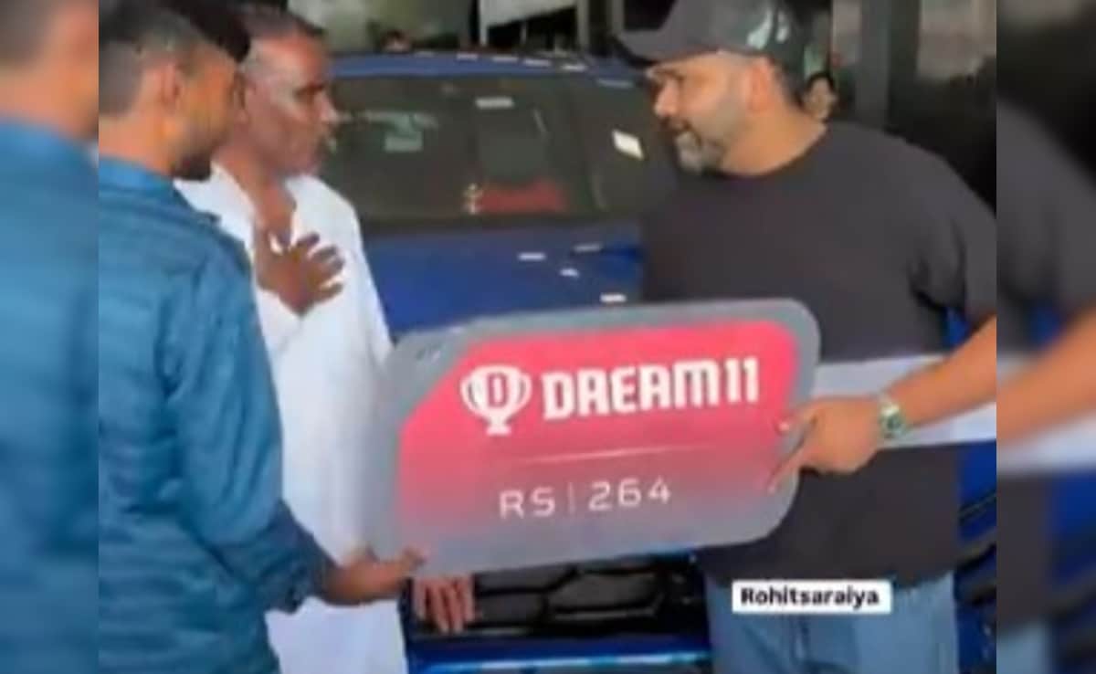 Rohit Sharma Gifts His Iconic Lamborghini Urus To Fantasy Cricket Winner. Watch