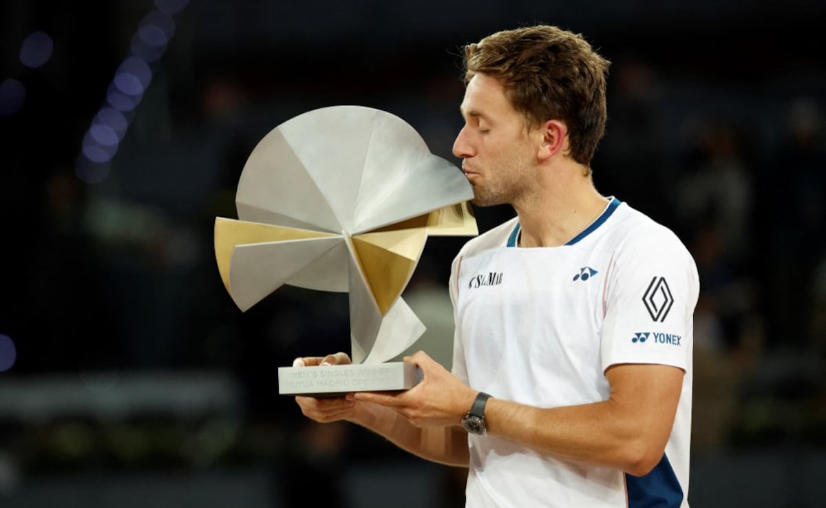 ‘Lucky Number Seven’ For Casper Ruud After Beating Jack Draper To Clinch Madrid Open