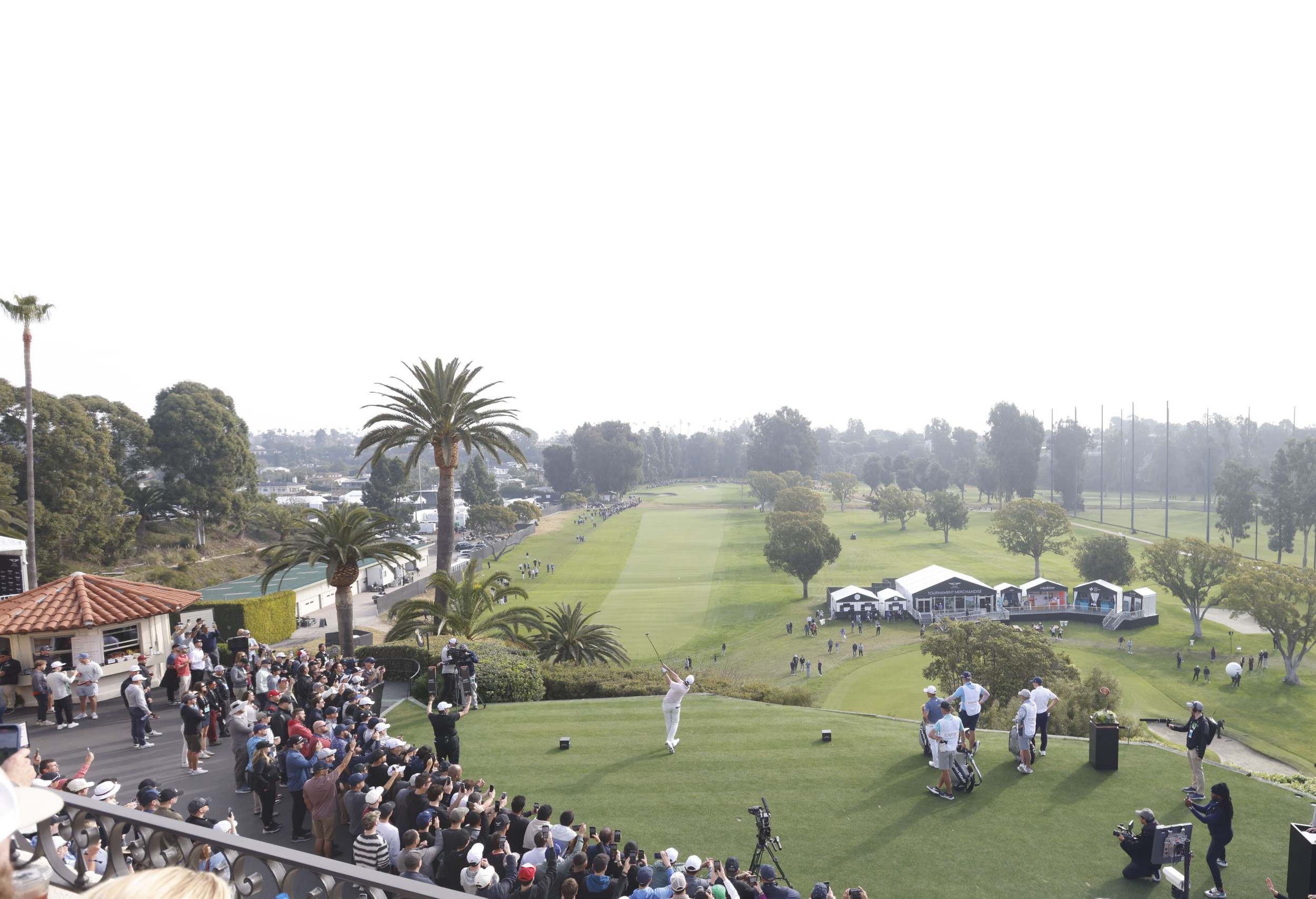 Plane Crash Lands at Riviera Country Club in Front of Golfers: Watch