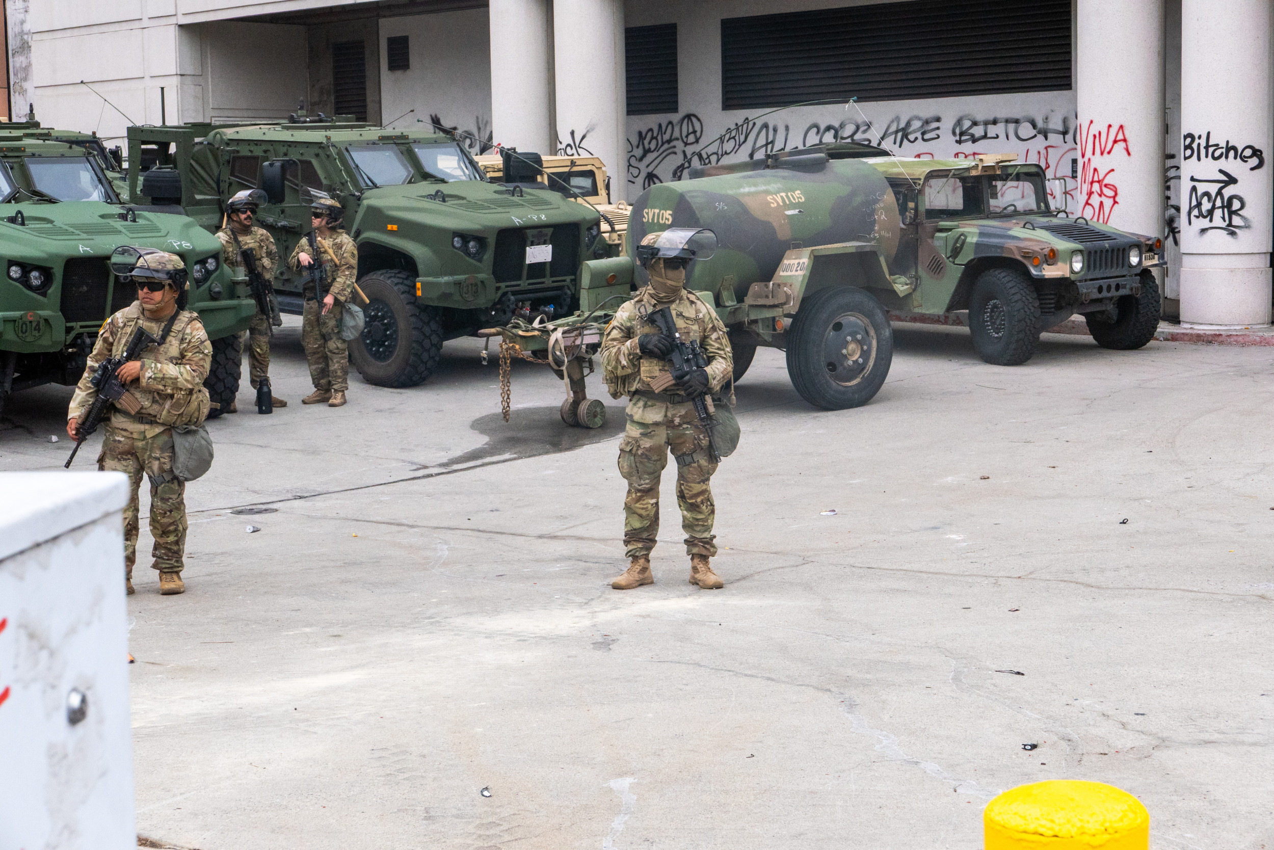 National Guard on Scene Following Los Angeles Protests: Police