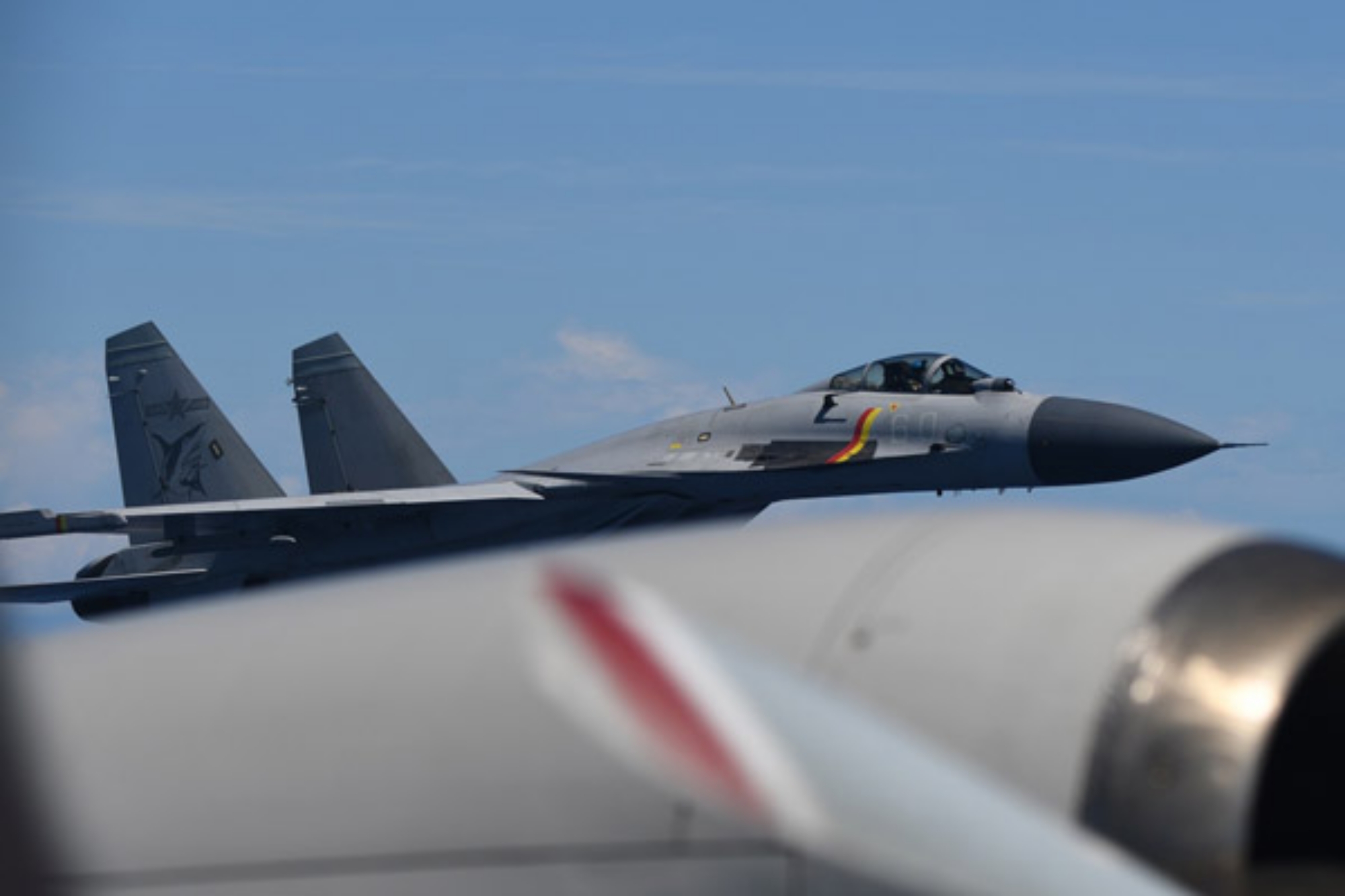 Chinese aircraft carrier jet intercepts US ally’s plane in Pacific