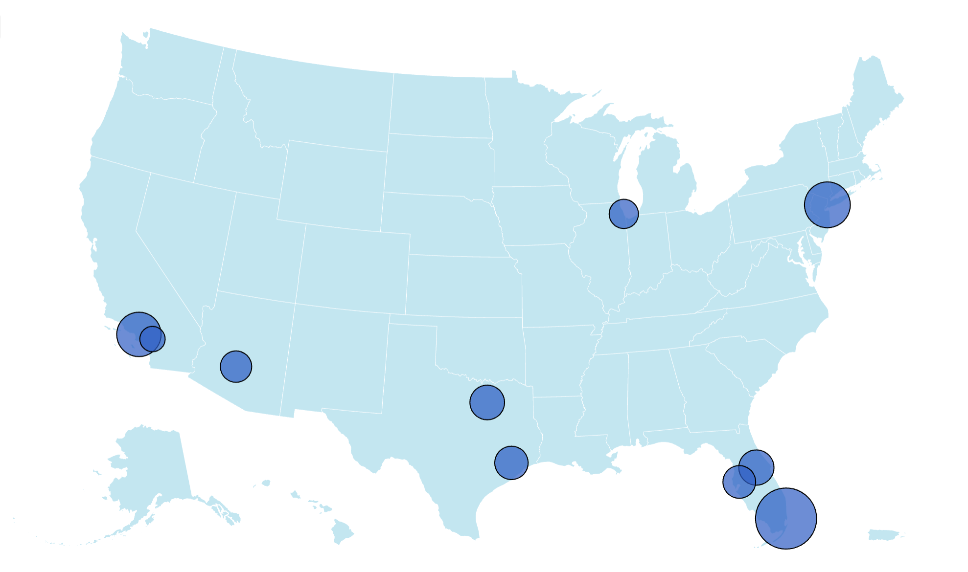 Map Shows Where Foreign Citizens Are Buying Homes In US